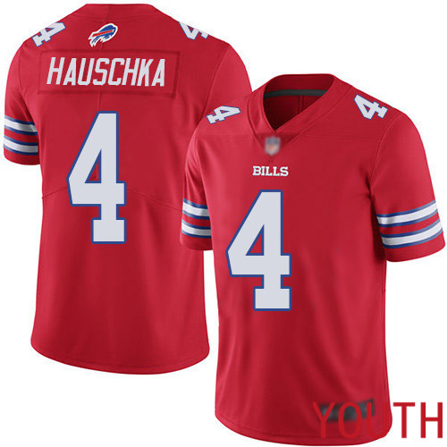 Youth Buffalo Bills 4 Stephen Hauschka Limited Red Rush Vapor Untouchable NFL Jersey